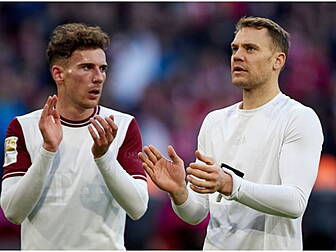 German national team donating...